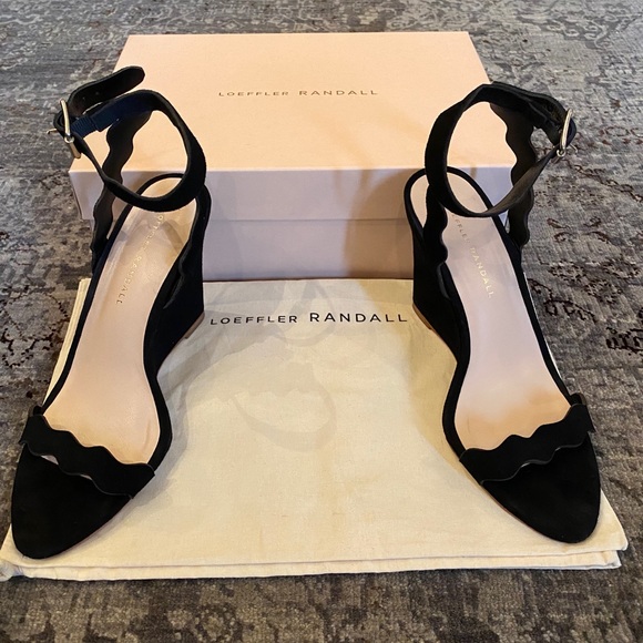 Loeffler Randall Wedge Heel Sandals - Picture 2 of 8